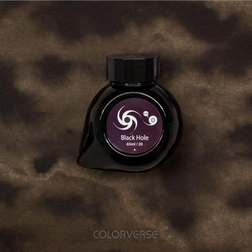 Image of Colorverse Ink - Astrophysics - Black Hole (65ml & 15ml) Fountain Pen Ink