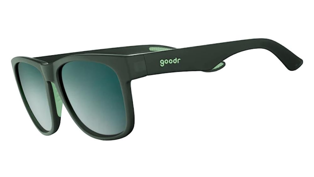Mint Julep Electroshocks Polarised Sunglasses, Large Sized (BFG), Green Solid Frame with Green Gradient Lenses, UV400 Protection, No Slip, No Bounce