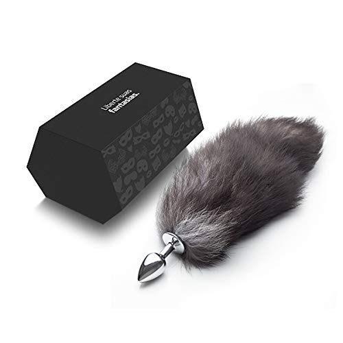 plug anal Plug Anal Butt Fox com Cauda em Pelúcia