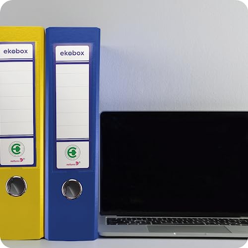 Netuno 3x archivador negro A4 ancho 8cm anillas duraderas resistente papelería documentos oficina escuela organización práctica almacenamiento eficiente estable - imagen 7