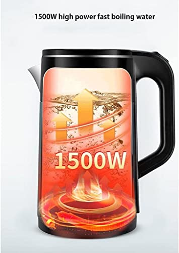 Hervidor eléctrico 1500W capacidad 1L doble capa miniatura 4
