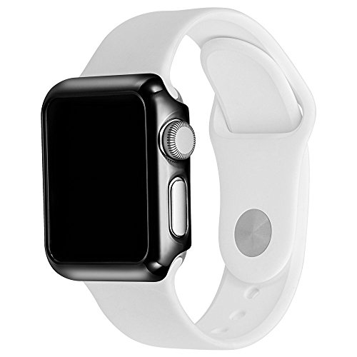 Apple Watch Series 3 Case,Mangix Super Thin Pc Plated Plating Protective Bumper Case For For For Apple Watch Series 3/Edition/Nike+ (38Mm Black) #TOP1