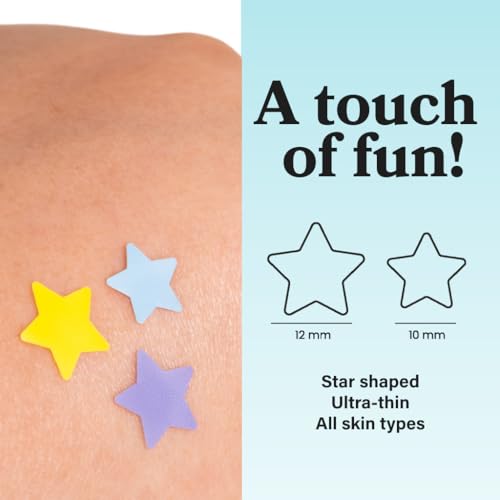 Image of LE GUSHE Star Pimple Patches for Face, Hydrocolloid Acne Patches with Salicylic Acid & Tea Tree Oil, Colorful Star Face Stickers for All Skin Types, Zit Superstar, 140 Pieces