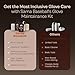 Sarna Glove Conditioner Kit – Includes Cleaner, Soft & Hard Brushes, Microfiber Cloth – Non-Darkening Leather Conditioner for Baseball Gloves, Mitts & Softball Gear – Pro-Grade Care for Longevity
