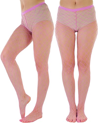 Image of ToBeInStyle Women's Sexy Diamond Shaped Fishnet Pantyhose