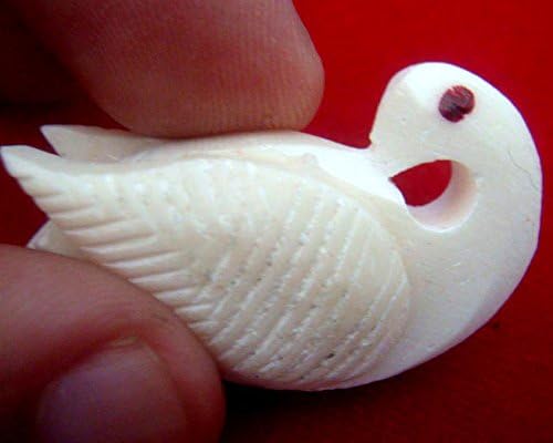 HAND-CRAFTED SITAR TANPURA SWAN TUNING BEAD IN BONE, BEAUTIFUL!