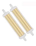 【R7S LED-Glühbirnenhelligkeit】: r7s led 118mm dimmbar LED Birne hell wie die ursprünglichen Halogenlampen, energiesparendes Licht, Kaltweiß - bis neutralweissem Licht für stilvolle Beleuchtung