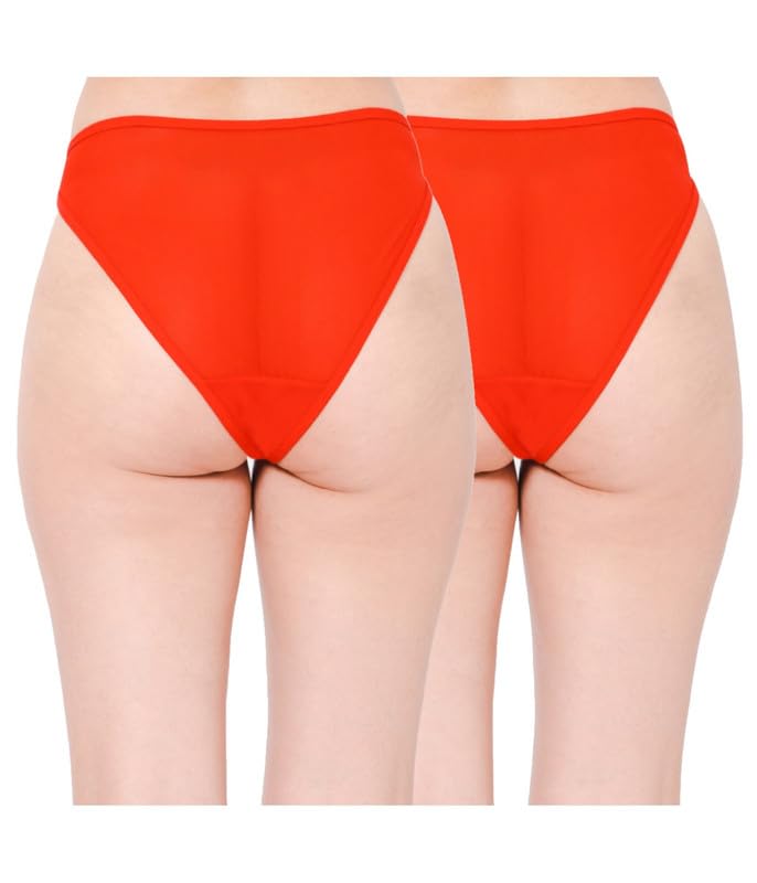 Image of Women's Thong Red Panty Pack of 2