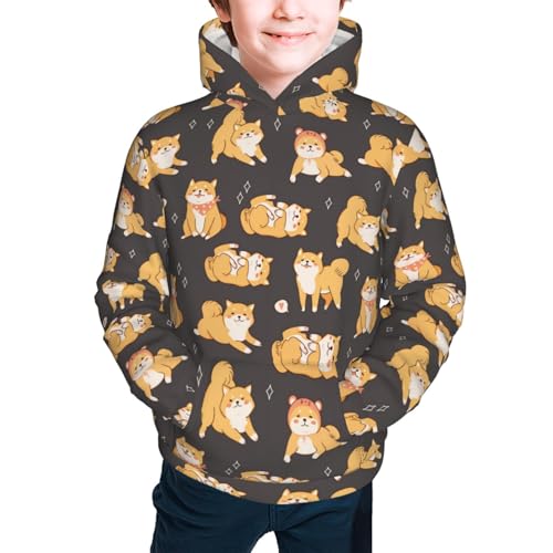 Lemons and Leaves Kid Hoodies Boys Sweatshirts Girls Pullover with Pocket3