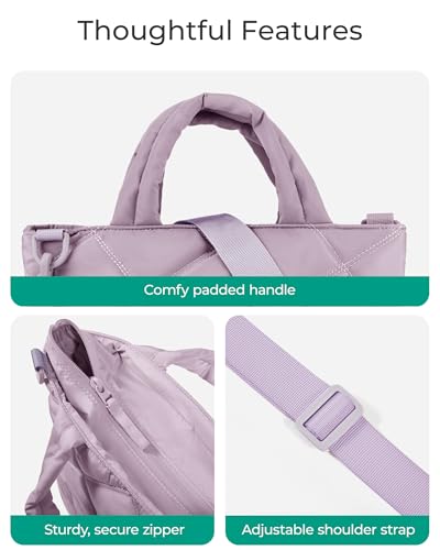 Image of BAGSMART Crossbody Bags for Women, Lightweight Purses for Women, Quilted Puffer Tote Handbags for Daily Use,Shop,Travel