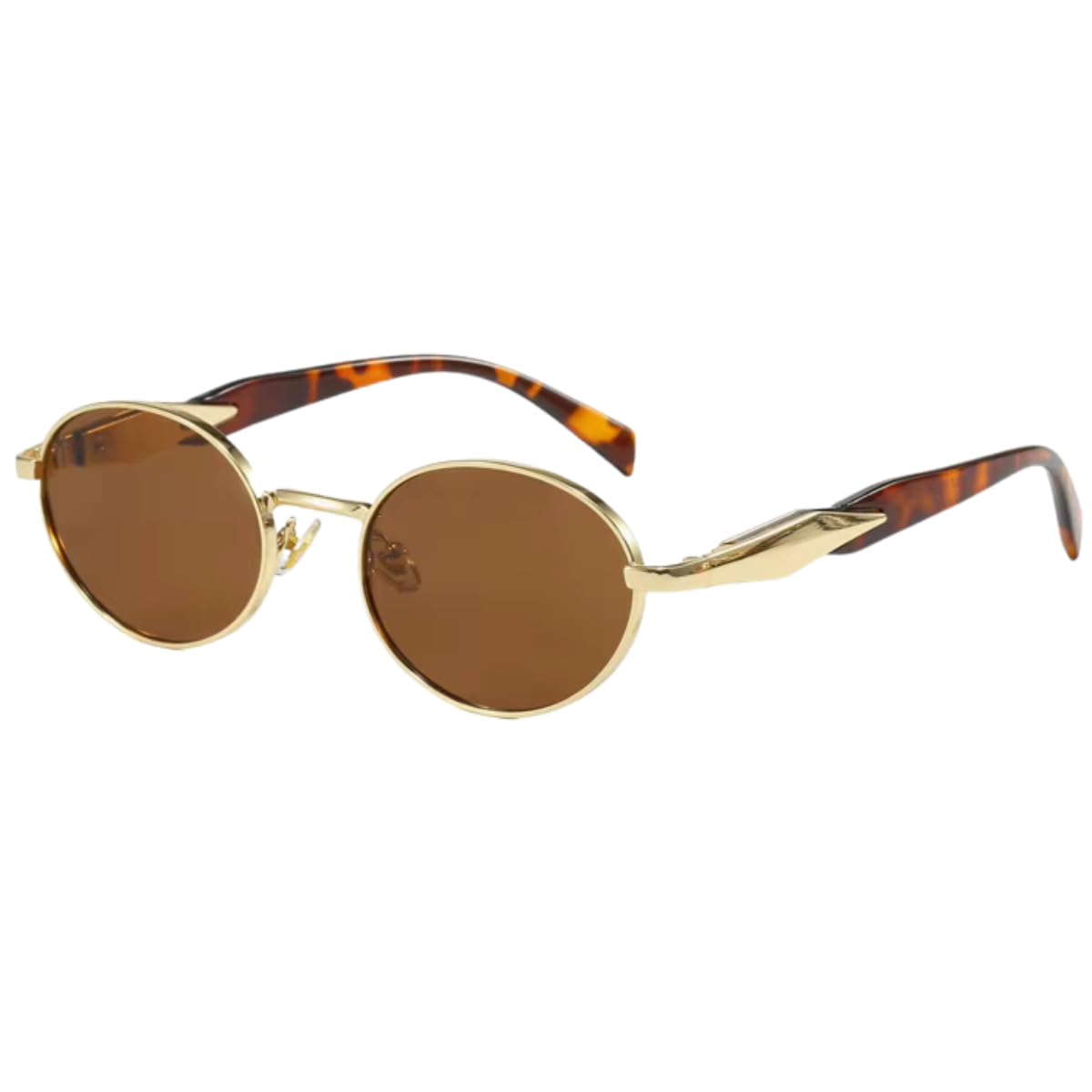 HUVORA Retro Oval Sunglasses For Men Women Stylish UV400 Protection Designer Goggles | Vintage Alloy Sunglasses for Women Trendu Full Rim Shades HUVORA Retro Oval Sunglasses For Men Women Stylish UV400 Protection Designer Goggles | Vintage Alloy Sunglasses for Women Trendu Full Rim Shades
