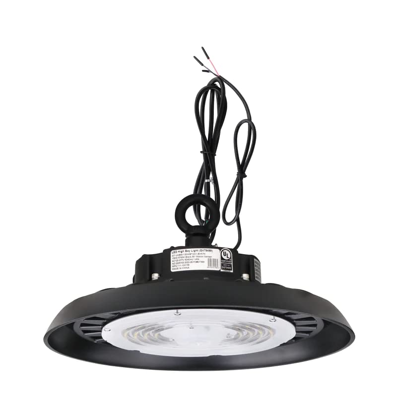 GREENLIGHTDEPOT LED High Bay - 150W - 24,450 Lumens - Motion Sensor - UHBM - Hook Mount - UL+DLC5.1-5700K