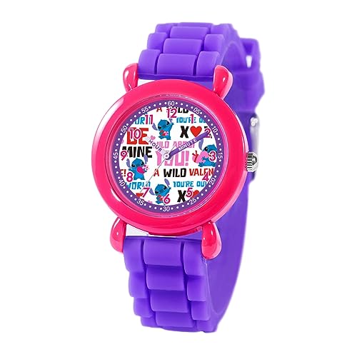 Montre Disney Filles Quartz Cadran Didactique pour un Joli Cadeau d'Anniversaire