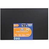 ELMERS X-Acto Chalk Foam Boards , 2030, Black, Pack of 2 (950189)