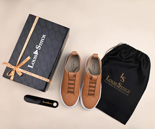 Image of LOUIS STITCH Men's Casual Sneaker | No Laces Slip-On Casual Sneaker Shoes for Men | EVA Sole Walking Sneakers Shoes | Comfortable and Flexible Slip-on Shoes (LSP-SNK-EPL)