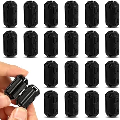 2/5 pz TDK Clip-On Ferre Ring Core soppressore del rumore per 2/5 pz TDK Clip-On Ferre Ring Core soppressore del rumore per