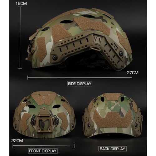 Casque militaire intégré Fast ultra léger avec ventilation pour jeu CS