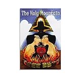 XICHAO The HOLY Mountain Retro Movies Posters 70S Vintage Gifts Canvas Painting Poster Wall Art Decorative Picture Prints Modern Decor Framed-unframed 12×18inch(30×45cm)