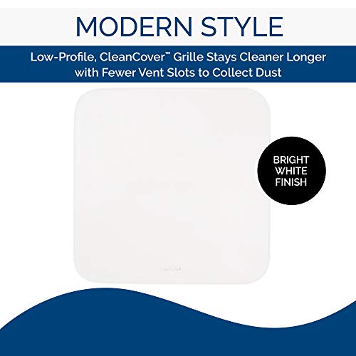 Broan-Nutone Fg701S Universal Cleancover Bathroom Exhaust Upgrade Grille Cover, White Bath Fan #TOP1