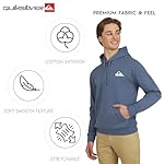 Quiksilver Men's Regular Fit Super Soft Fleece Midweight Pullover Hooded Sweatshirt - Image 4