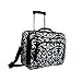 Ladies Damask Rolling Computer Laptop Bag Brief Case -- FITS A 13", 14", 15", 16" OR 17" LAPTOP (MEASURED CORNER TO CORNER DIAGONALLY)