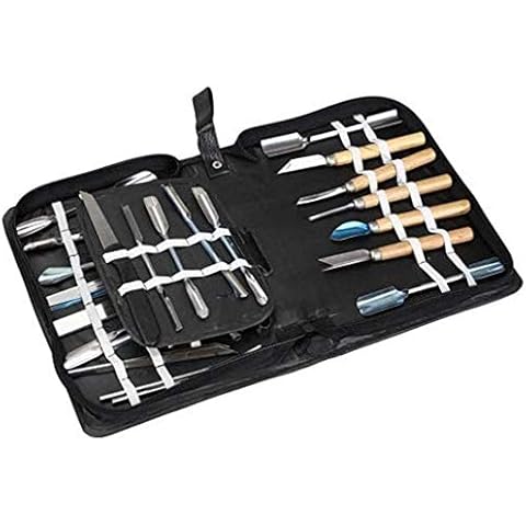 eoocvt Culinary Carving Tool Set Fruit Vegetable Food Garnishing Cutting Slicing Peeling Culinary Garnish Tools Kit (46 pcs) Cover