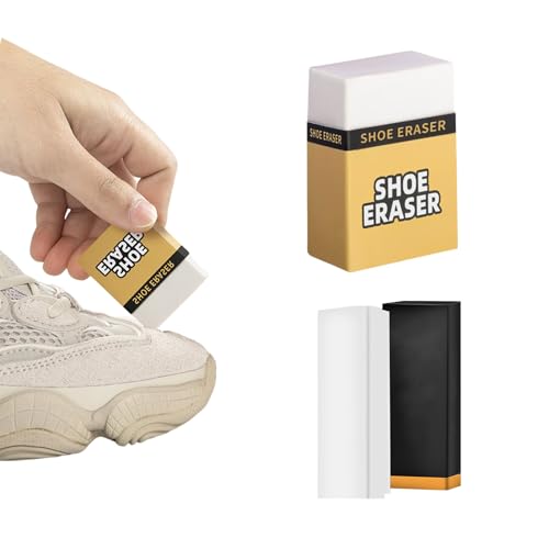 EUYKQNOI Borrador de Goma para Zapatos, Borrador de Limpieza de Zapatos, Goma Limpiadora para Calzado de Ante y Nubuck, Goma de Limpieza para Zapatos, para Nobuck, Ante, Piel, Cuero,2 piezas