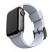 Produktbild U by UAG [U] Dot Strap Silikon Armband für Apple Watch 38mm / 40mm [Watch SE, Series 6 / Series 5 / Series 4 / Series 3 / Series 2 / Series 1, Weiches Silikon, Edelstahl Verschluss] Soft blau