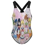 水着 キッズ 子供 美少女戦士セーラームーンCosmos 月野うさぎ 女の子 プール ストレッチ ガールズ 小学生 子供 10-12Y（150cm）