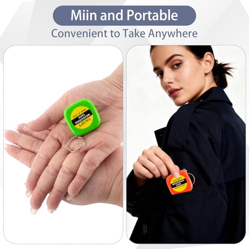 Llaveros cinta métrica 1 metro retractil x 250 piezas miniatura 6