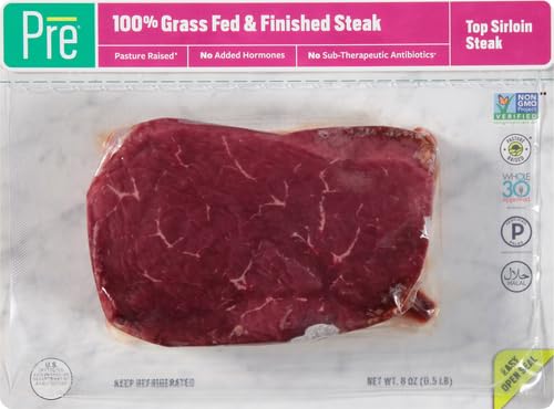 Pre, Beef Top Sirloin Steak, Grass-Fed, Pasture-Raised | 0.5 lbs. - Image 4