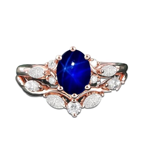 DONGHU Created Star Sapphire Ring Set