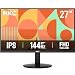 HKC V2718S 27 Zoll Full HD Monitor, 144Hz, IPS Bildschirm, FHD (1920x1080),5ms(GTG), Adaptive-Sync, 99% sRGB, 178° Sichtwinkel, HDMI & VGA, VESA 100x100, neigbar – Gaming Monitor für PC und Homeoffice