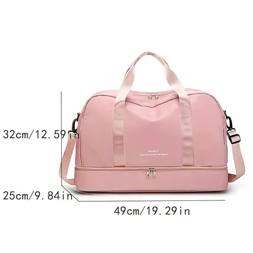 Bolsa viagens passeios ou academia, compartimento porta tênis bolsa grande de bordo com alça de ombr