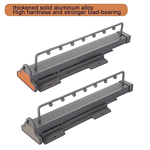Tringle à vêtements coulissante double piste robuste capacité 40 kg - 6