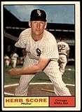 1961 Topps #185 Herb Score Chicago White Sox (Baseball Card) VG/EX White Sox
