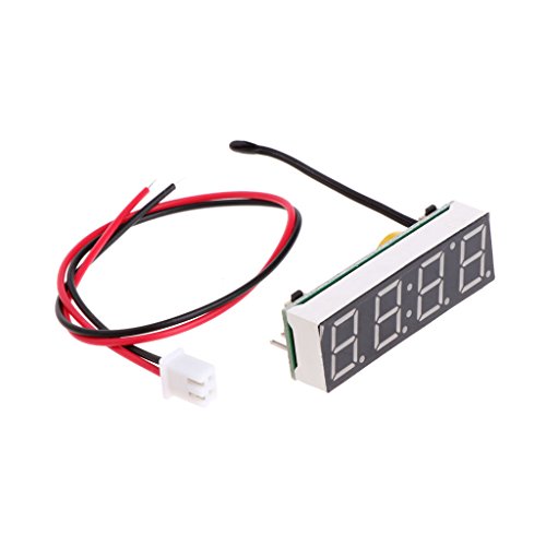 PURPLELILY Multifunctional 3 In 1 12V 5-20V Digital Car Led Electronic Clock For Time Temperature Voltage Meter Digital Clock Timer For Kids