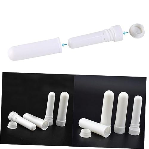 Image of HEALLILY 12Sets Tubes for Essential Oils Refillable Sticks Portable and Odorless Aromatherapy Tubes for Travel and Daily Use