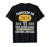 camiseta real sociedad 2014 11 años siendo Genial edición limitada. 11 años Cumpleaños decoracion. Regalos divertido Cumpleaos 11 años para hombre, mujer mama, papá, padre, madre, abuela, abuelo nacido en 2014, hecho en 2014 Vintage 2014. Las leyendas nacen en 2014.