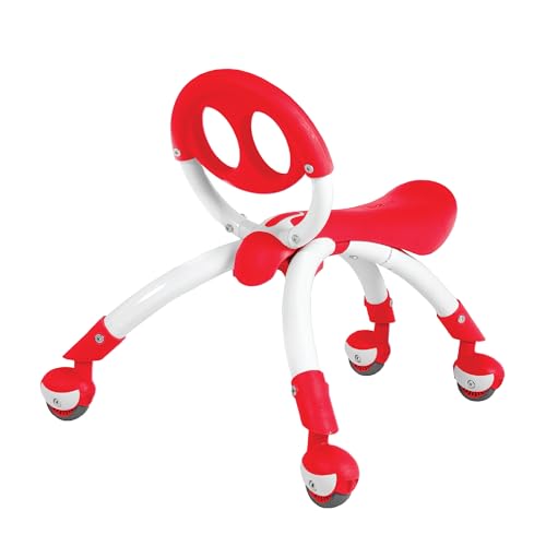 YBIKE Pewi Walking Ride On Toy - Toddler Walker for Ages 9 Months to 3 Years Old, 10 inches, Red, One Size (YPIW1)