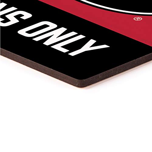 University Of Georgia Bulldogs Fans Only 2.75 X 2.75 Wood Refrigerator Magnet #TOP3