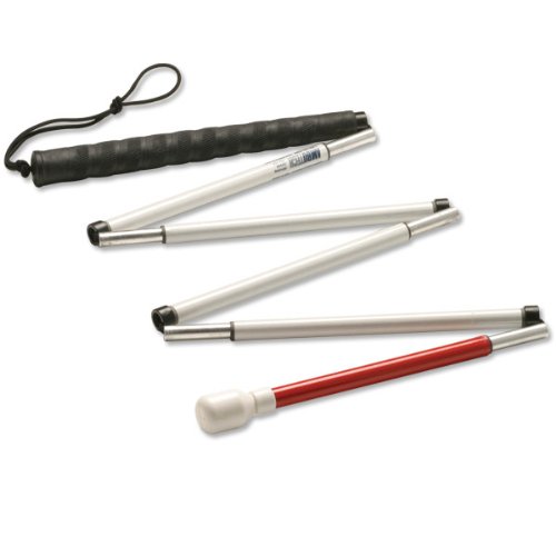 Ambutech 6-Sec. Folding Graphite Cane-Marsh-56-in