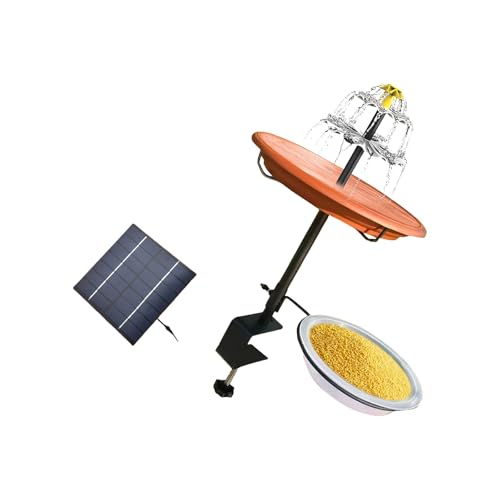 Fuente de baño solar para pájaros automáticos, 60 cm, atracción de vida salvaje de jardín, altura desmontable, fuente de pájaros alimentada por energía solar
