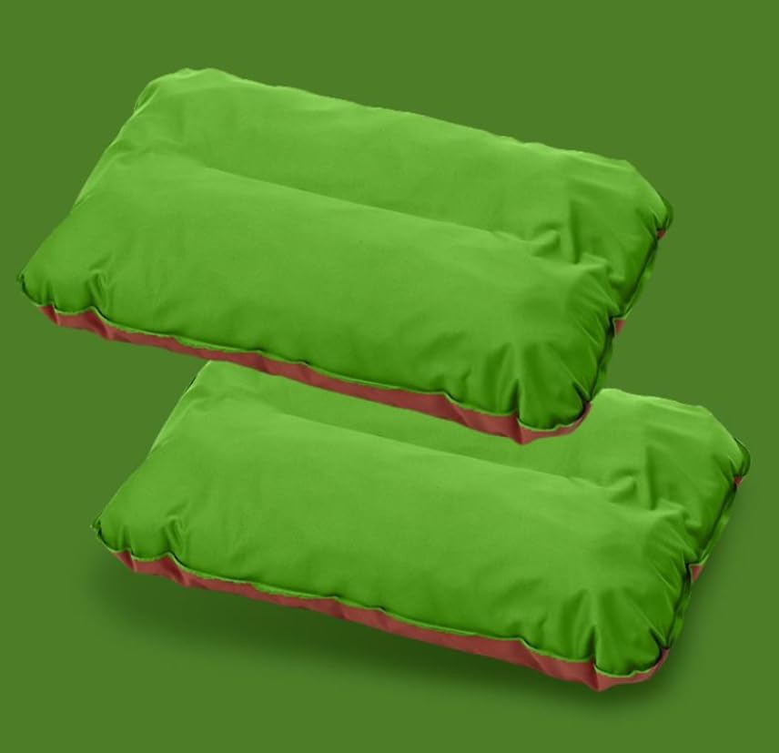 Luminexia Cuscino da Campeggio con Custodia,Cuscino da Viaggio Ultraleggero,Comodo Cuscini Gonfiabili Ergonomico per Supporto del Collo,Piccolo Cuscino Cervicale Morbido in Auto,Spiaggia,Ufficio