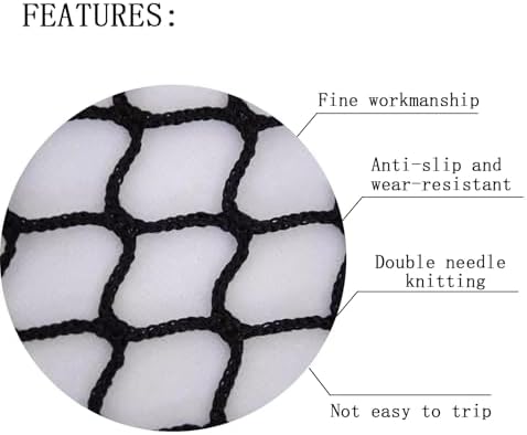 Safety Climbing Net for Balconies & Stairs, Durable Anti-Fall Hanging Netting for Playgrounds, Railings & Loft (1x10m/3x33ft) - Secure Protection for Kids