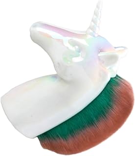 Cosmetic Makeup Brush White Handle Powder Blu...