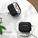 Easuny Gravierte Hülle Kompatibel mit AirPods Pro 2 Hülle 2022, Silikon Stoßfeste Hülle Kompatibel für Apple AirPods Pro 2nd/1st Generation Case, mit Karabiner [Front-LED Sichtbar], Léopard Schwarz