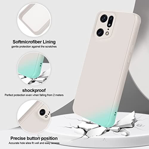 GiiYoon Case Compatible with OPPO Find X5 Pro, Silky-Soft Touch Full-Body Protective Phone Silicone Case - Image 2
