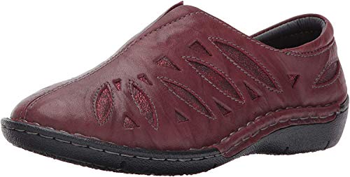 Image of Propet Womens Cameo Cut Out Slip On Flats Casual - Brown
