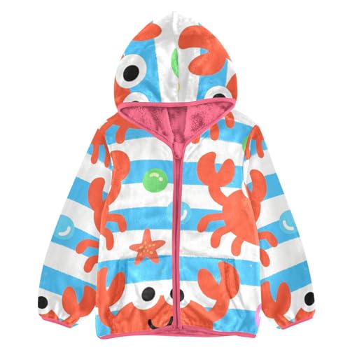 GuoChe Cute Crab Baby Boy Fleece Jacket
